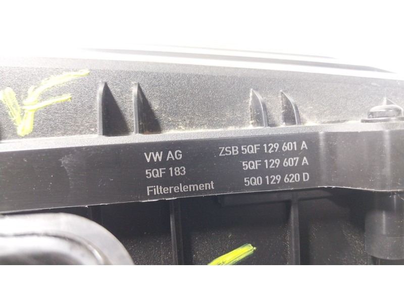 Recambio de filtro aire para seat leon sportstourer (kl8) xcellence referencia OEM IAM  5QF129601A 