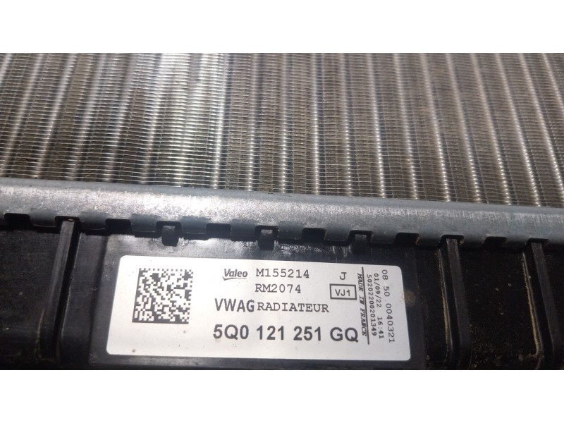 Recambio de radiador agua para seat leon sportstourer (kl8) xcellence referencia OEM IAM  5Q0121251GQ 