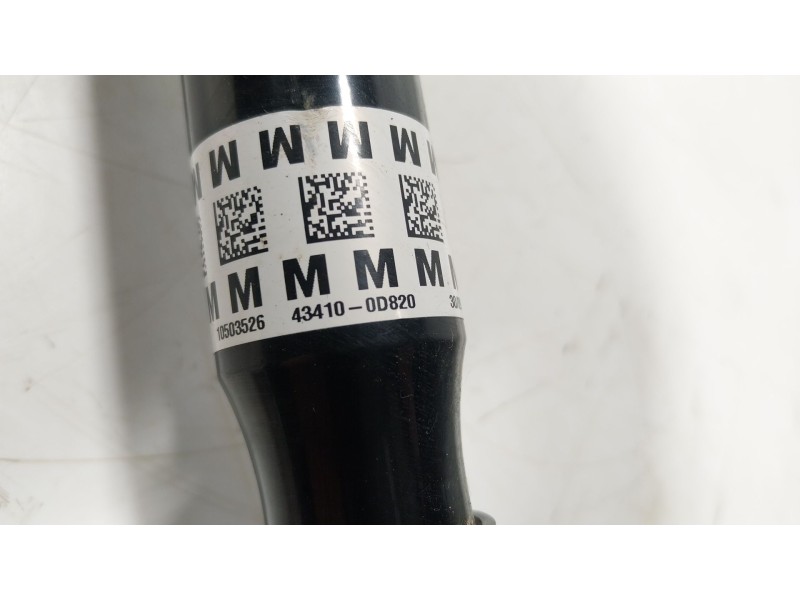 Recambio de transmision derecha para toyota yaris cross (mxp_) 1.5 hybrid (mxpj10) referencia OEM IAM  434100D820 