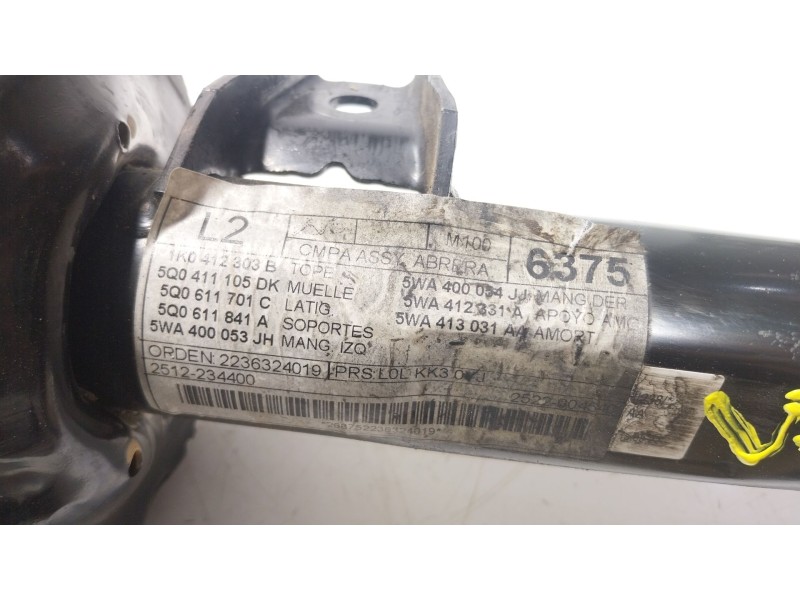 Recambio de amortiguador delantero izquierdo para seat leon sportstourer (kl8) xcellence referencia OEM IAM  5WA413031AA 