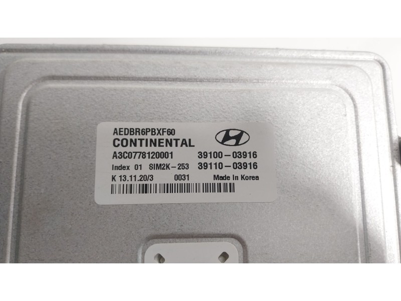 Recambio de centralita motor uce para hyundai ioniq (ae) 1.6 gdi plug-in hybrid referencia OEM IAM  391A103442 
