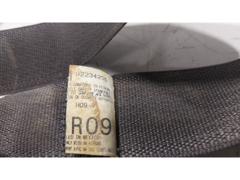 Recambio de cinturon seguridad delantero derecho para chevrolet camaro 6.2 referencia OEM IAM 19256872 92234255 