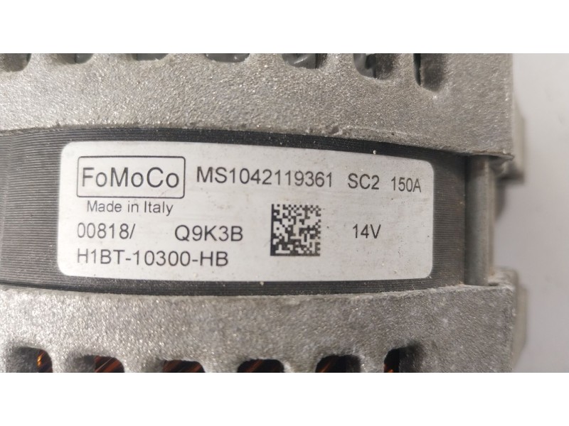 Recambio de alternador para ford ecosport 1.0 ecoboost referencia OEM IAM 2077646 H1BT10300HB 