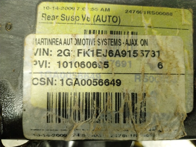 Recambio de puente trasero para chevrolet camaro 6.2 referencia OEM IAM   