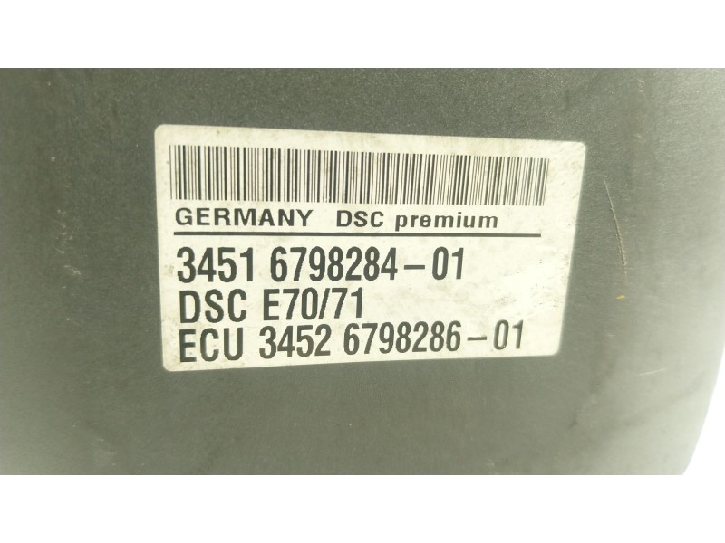 Recambio de abs para bmw x6 (e71, e72) xdrive 40 d referencia OEM IAM 34516865025 34516798284 