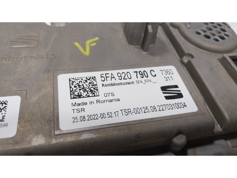 Recambio de cuadro instrumentos para seat leon sportstourer (kl8) xcellence referencia OEM IAM  5FA920790C 