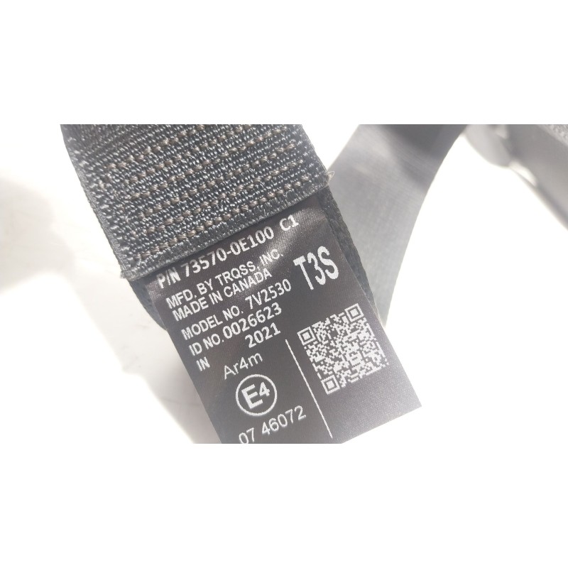 Recambio de cinturon seguridad trasero izquierdo para toyota highlander (gsu7_, axuh7_, txua7_) 2.5 hybrid awd (axuh78) referenc