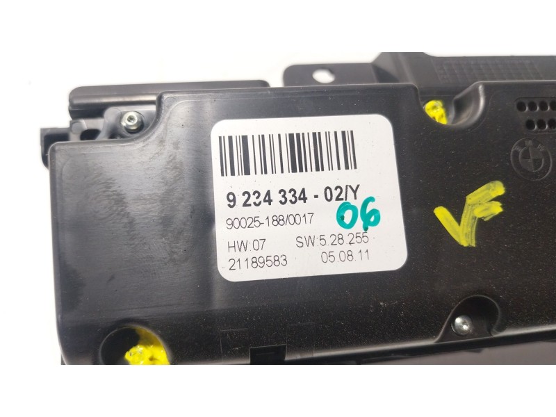 Recambio de mando climatizador para bmw x6 (e71, e72) xdrive 40 d referencia OEM IAM 64119310449 923433402 