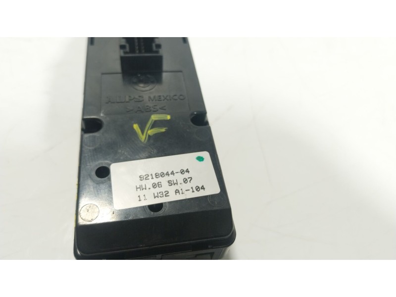 Recambio de mando elevalunas delantero izquierdo para bmw x6 (e71, e72) xdrive 40 d referencia OEM IAM 61319218044 921804404 