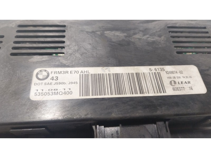 Recambio de modulo electronico para bmw x6 (e71, e72) xdrive 40 d referencia OEM IAM 61359249074 924907402 