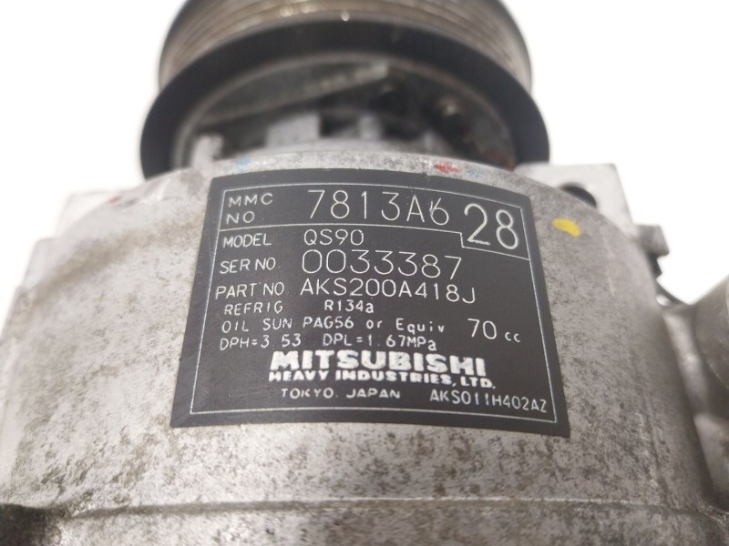 Recambio de compresor aire acondicionado para mitsubishi outlander (gf0) kaiteki 4wd referencia OEM IAM  7813A628 