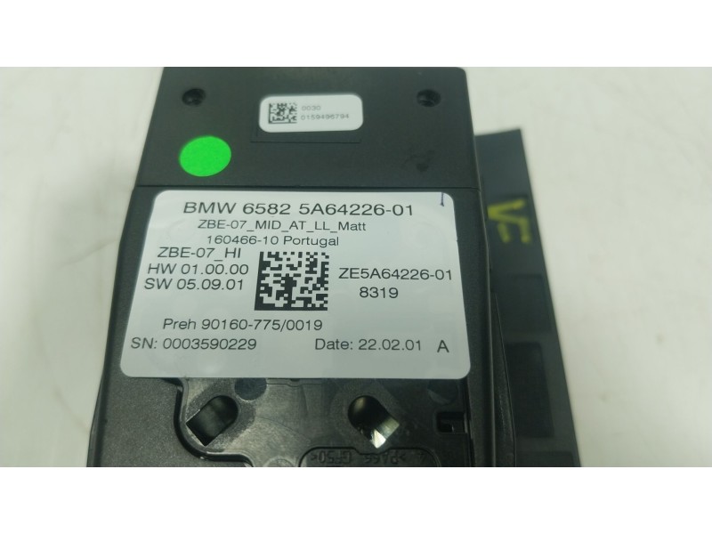 Recambio de mando multifuncion para bmw 4 coupé (g22, g82) 430 i xdrive referencia OEM IAM 65825A371B2 65825A64226 