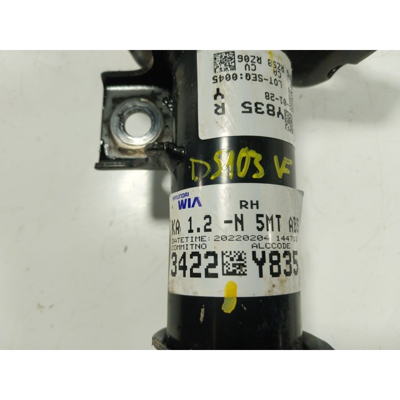 Recambio de amortiguador delantero derecho para kia stonic (yb) 1.2 cvvt referencia OEM IAM  3422Y835 