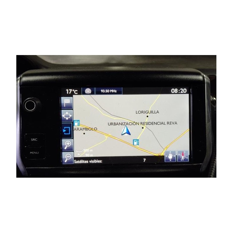 Recambio de pantalla multifuncion para peugeot 2008 i (cu_) 1.6 hdi referencia OEM IAM 9805301780 980530178003 