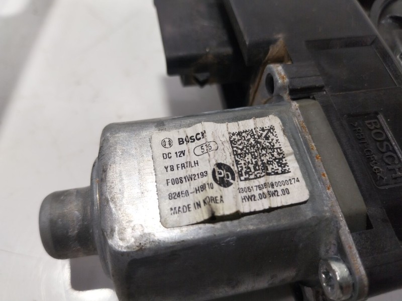 Recambio de elevalunas delantero izquierdo para kia rio iv (yb, sc, fb) 1.2 cvvt referencia OEM IAM  82450H8010 