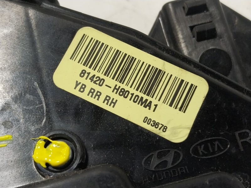 Recambio de cerradura puerta trasera derecha para kia stonic (yb) 1.2 cvvt referencia OEM IAM  81420H8010MA1 