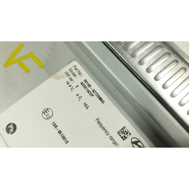 Recambio de sistema audio / radio cd para hyundai ioniq (ae) 1.6 gdi plug-in hybrid referencia OEM IAM 96160G2720MGS 96160G2720 