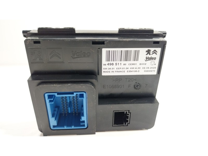 Recambio de modulo electronico para toyota proace furgoneta (mdz_) electric (mdzs, mdzz) referencia OEM IAM  9849651180 