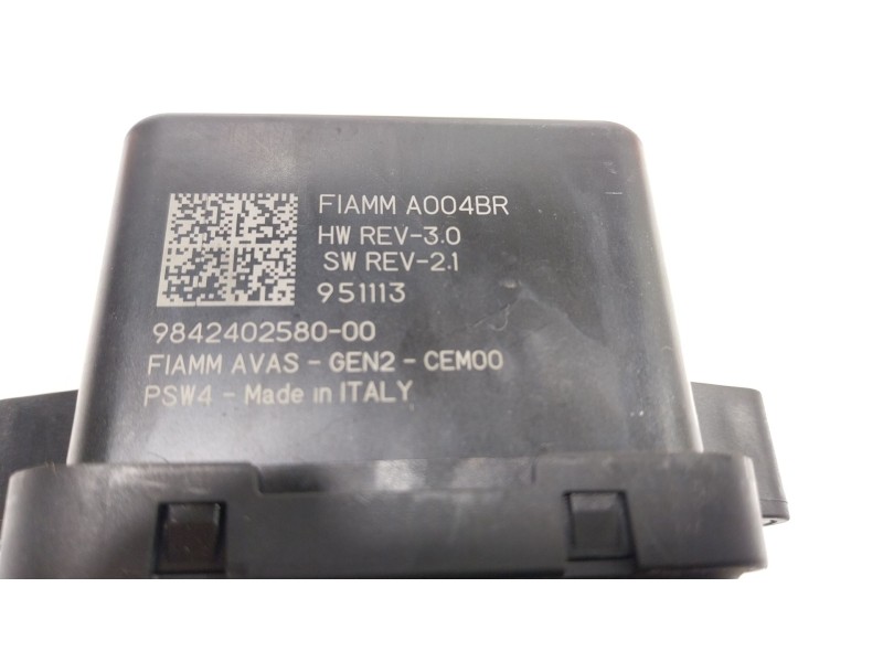 Recambio de modulo electronico para toyota proace furgoneta (mdz_) electric (mdzs, mdzz) referencia OEM IAM  9842402580 