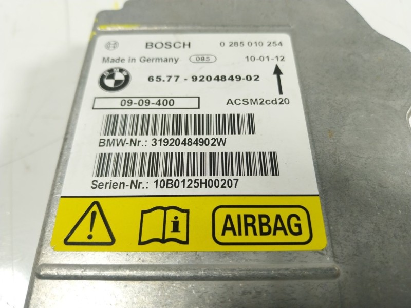Recambio de centralita airbag para bmw x6 (e71, e72) xdrive 50 i referencia OEM IAM  31920484902W 