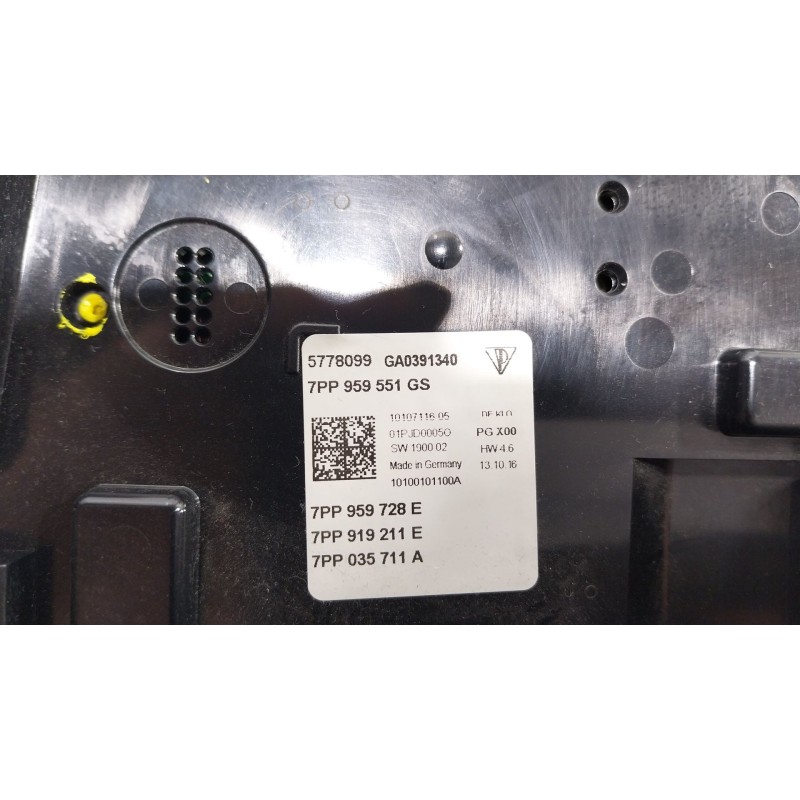 Recambio de piloto interior para porsche macan (95b) 3.0 s diesel referencia OEM IAM  7PP959551 