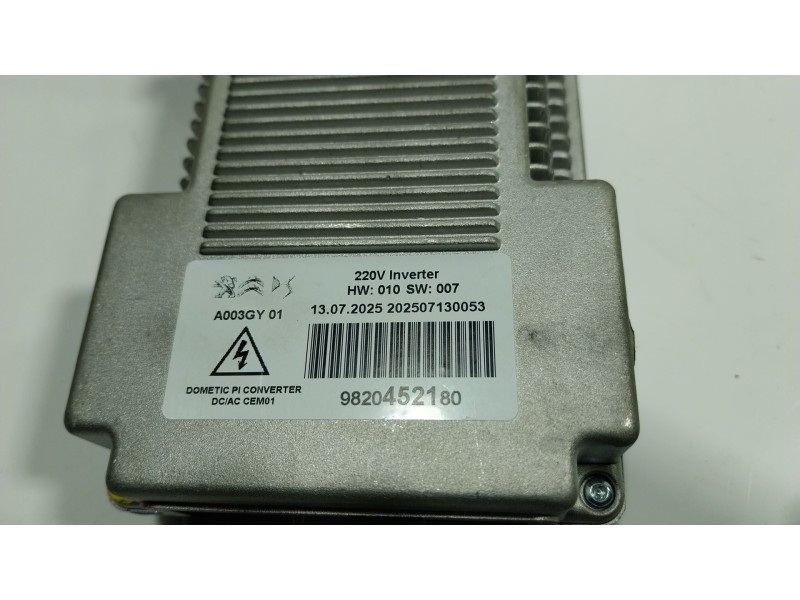 Recambio de modulo electronico para toyota proace furgoneta (mdz_) electric (mdzs, mdzz) referencia OEM IAM  9820452180 