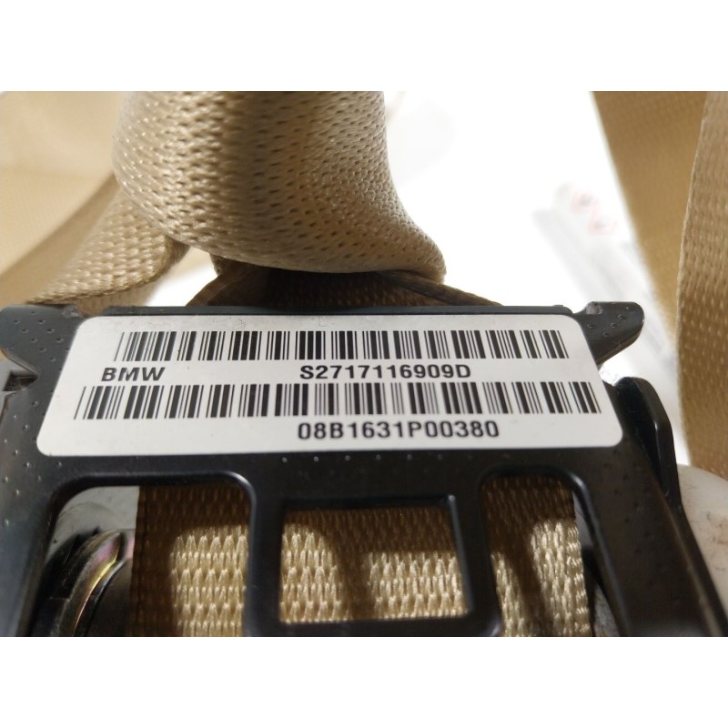 Recambio de cinturon seguridad delantero izquierdo para bmw x6 (e71, e72) xdrive 50 i referencia OEM IAM  0713B501FJ 