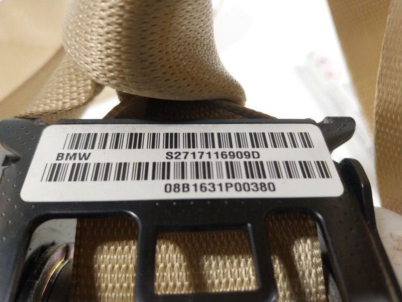 Recambio de cinturon seguridad delantero izquierdo para bmw x6 (e71, e72) xdrive 50 i referencia OEM IAM  0713B501FJ 