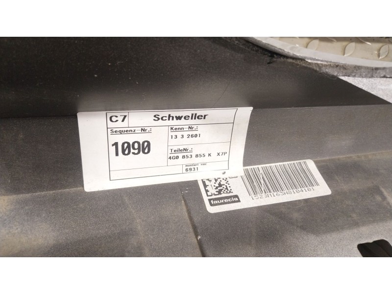 Recambio de faldon lateral para audi a6 c7 (4g2, 4gc) 2.0 tdi referencia OEM IAM  4G0853855K 