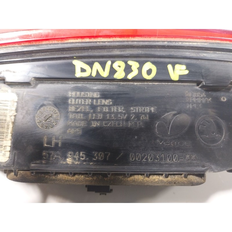 Recambio de piloto trasero izquierdo interior para skoda karoq (nu7, nd7) 1.6 tdi referencia OEM IAM 57A945307 57A945307 