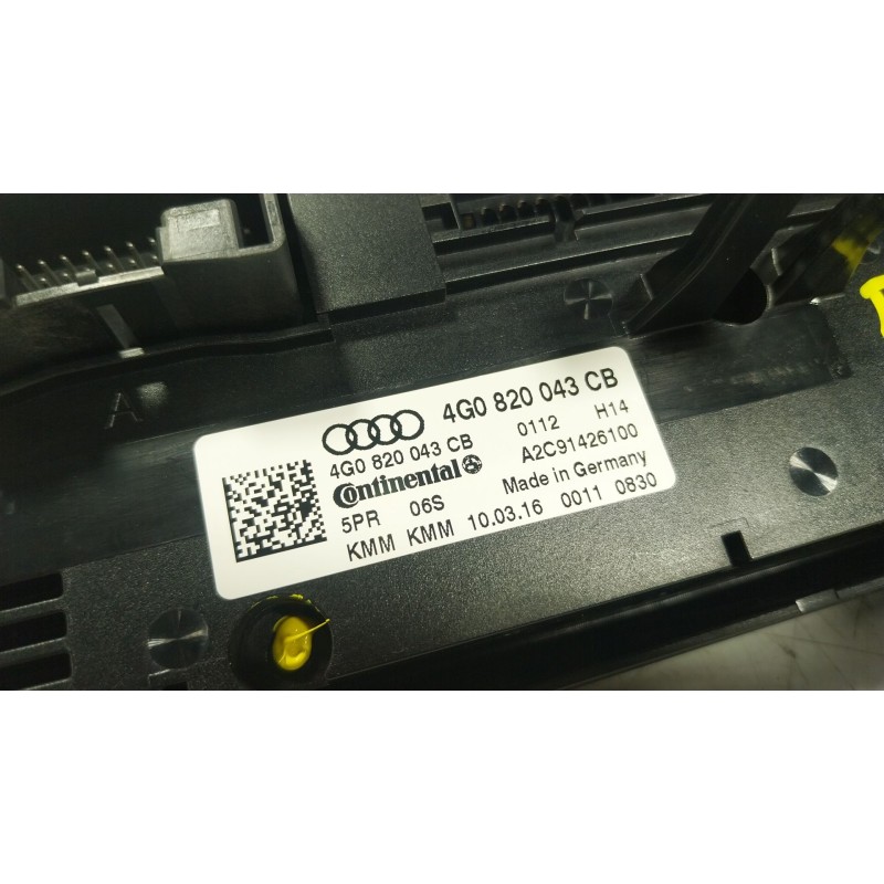 Recambio de mando climatizador para audi a6 c7 (4g2, 4gc) 2.0 tdi referencia OEM IAM  4G0820043CB 