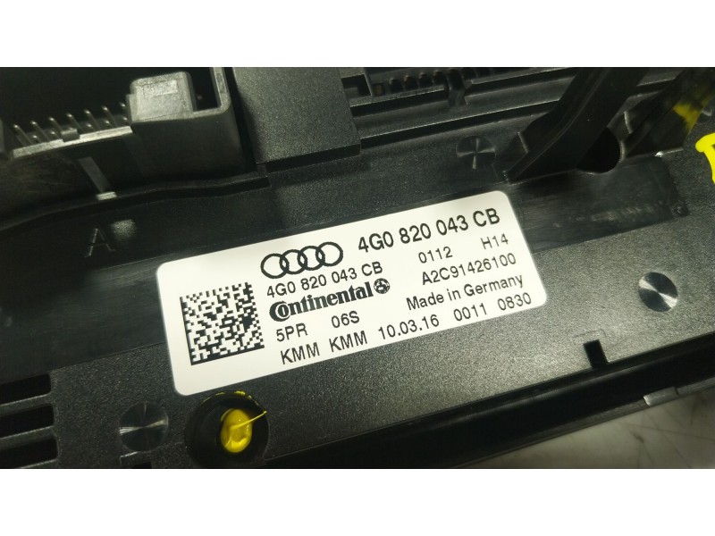 Recambio de mando climatizador para audi a6 c7 (4g2, 4gc) 2.0 tdi referencia OEM IAM  4G0820043CB 