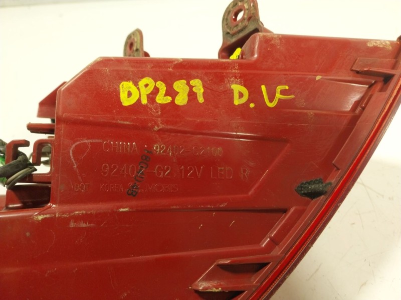 Recambio de piloto trasero derecho para hyundai ioniq (ae) 1.6 gdi hybrid referencia OEM IAM  92402G2100 