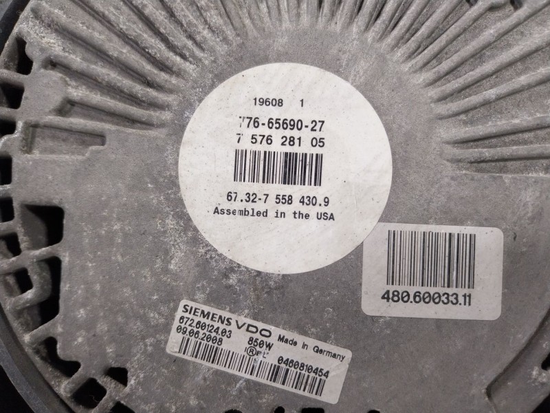 Recambio de electroventilador para bmw x6 (e71, e72) xdrive 50 i referencia OEM IAM  6726012403 