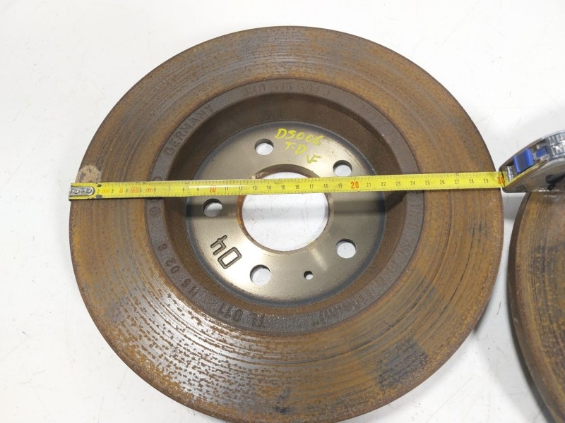 Recambio de disco freno trasero para audi a6 c7 (4g2, 4gc) 2.0 tdi referencia OEM IAM  8K0615601J 