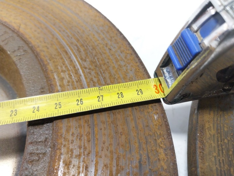 Recambio de disco freno trasero para audi a6 c7 (4g2, 4gc) 2.0 tdi referencia OEM IAM  8K0615601J 