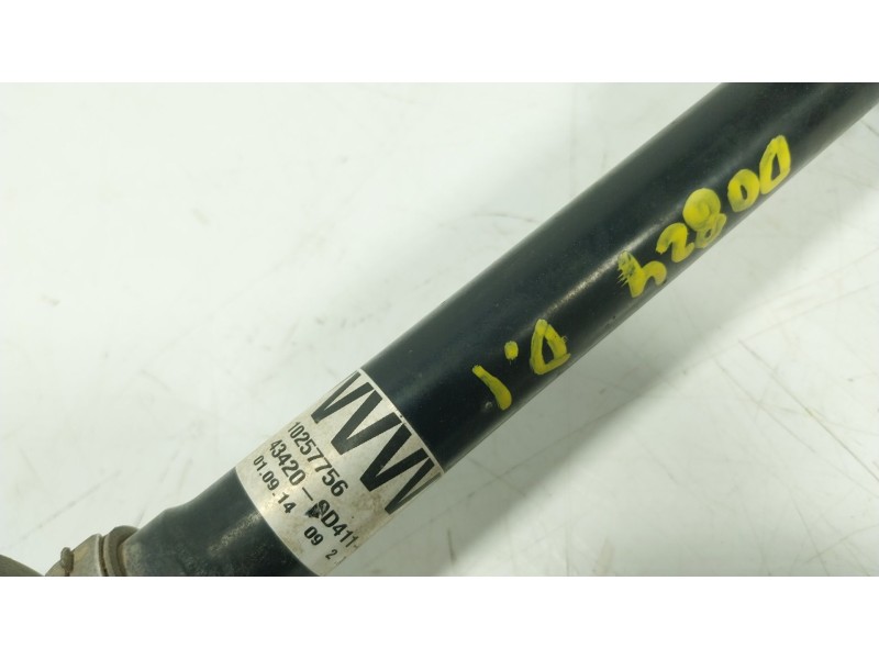 Recambio de transmision izquierda para toyota yaris (_p13_) 1.5 hybrid (nhp130_) referencia OEM IAM 434200D411 434200D411 