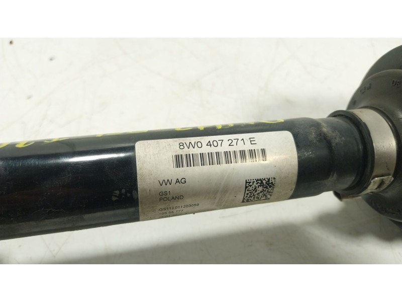 Recambio de transmision izquierda para audi a5 sportback (f5a, f5f) 40 tfsi mild hybrid referencia OEM IAM  8W0407271E 