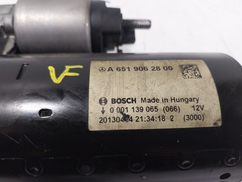 Recambio de motor arranque para infiniti q50 2.2 diesel cat referencia OEM IAM  A6519062800 