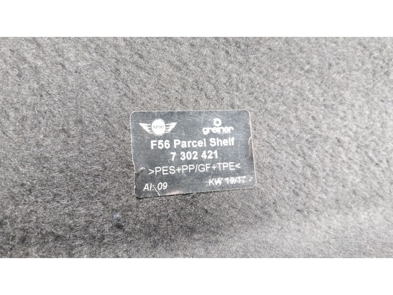 Recambio de bandeja trasera para mini mini (f56) cooper d referencia OEM IAM  7302421 