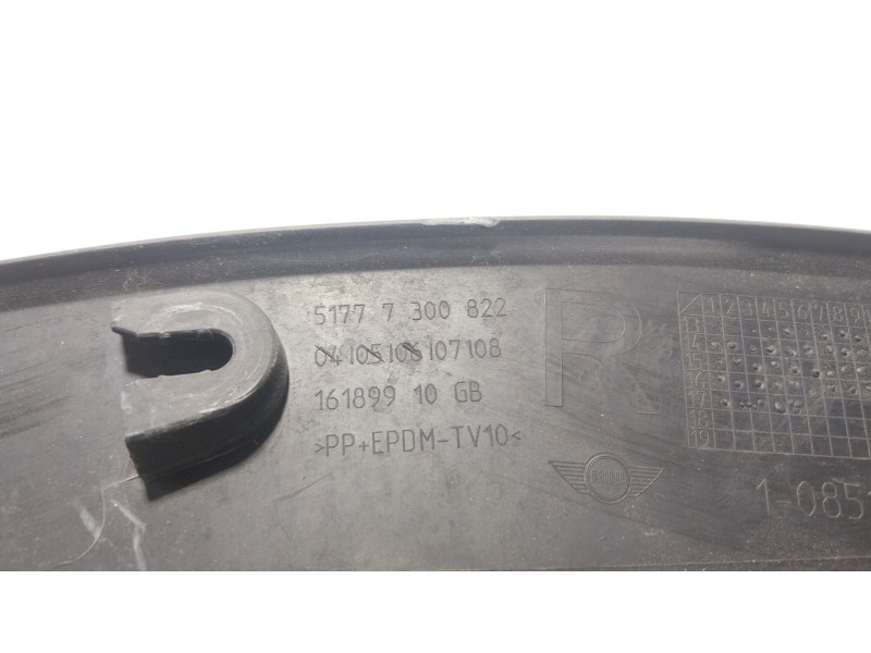 Recambio de aletin trasero derecho para mini mini (f56) cooper d referencia OEM IAM  51777300822 
