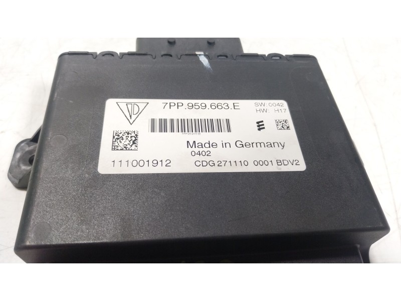 Recambio de modulo electronico para porsche cayenne (92a) 4.8 turbo referencia OEM IAM  7PP959663E 