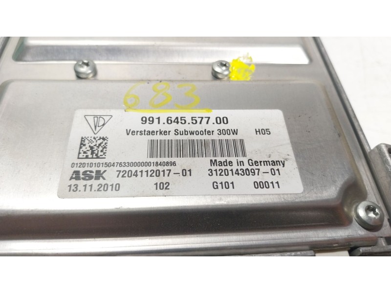 Recambio de modulo electronico para porsche cayenne (92a) 4.8 turbo referencia OEM IAM  99164557700 