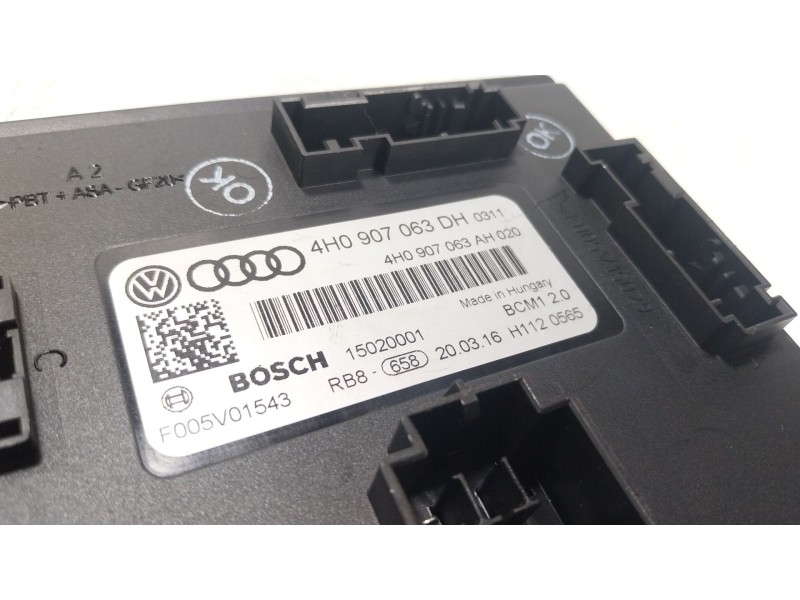 Recambio de modulo electronico para audi a6 c7 (4g2, 4gc) 2.0 tdi referencia OEM IAM 4H0907063AH 4H0907063DH 