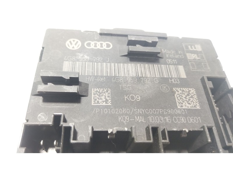 Recambio de modulo electronico para audi a6 c7 (4g2, 4gc) 2.0 tdi referencia OEM IAM 4G8959792G 4G8959792J 