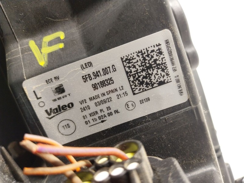 Recambio de faro izquierdo para seat leon sportstourer (kl8) fr referencia OEM IAM  5FB941007G 