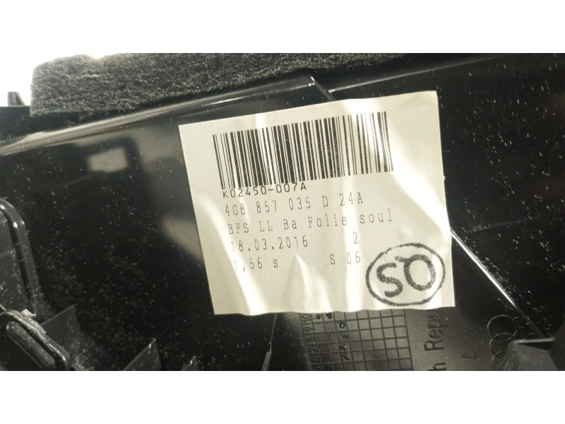 Recambio de guantera para audi a6 c7 (4g2, 4gc) 2.0 tdi referencia OEM IAM 4G1857124 4G8857035D 