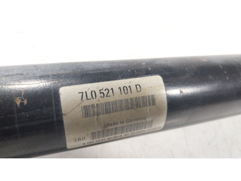 Recambio de transmision central delantera para porsche cayenne (9pa) 3.6 referencia OEM IAM  7L0521101D 