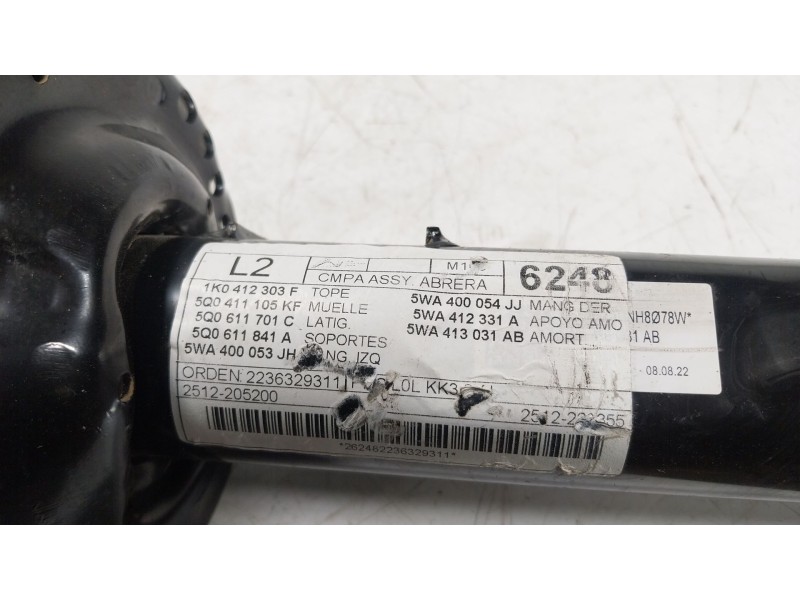 Recambio de amortiguador delantero derecho para seat leon sportstourer (kl8) fr referencia OEM IAM  5WA413031AB 