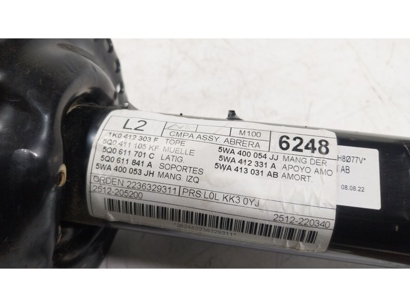 Recambio de amortiguador delantero izquierdo para seat leon sportstourer (kl8) fr referencia OEM IAM  5WA413031AB 